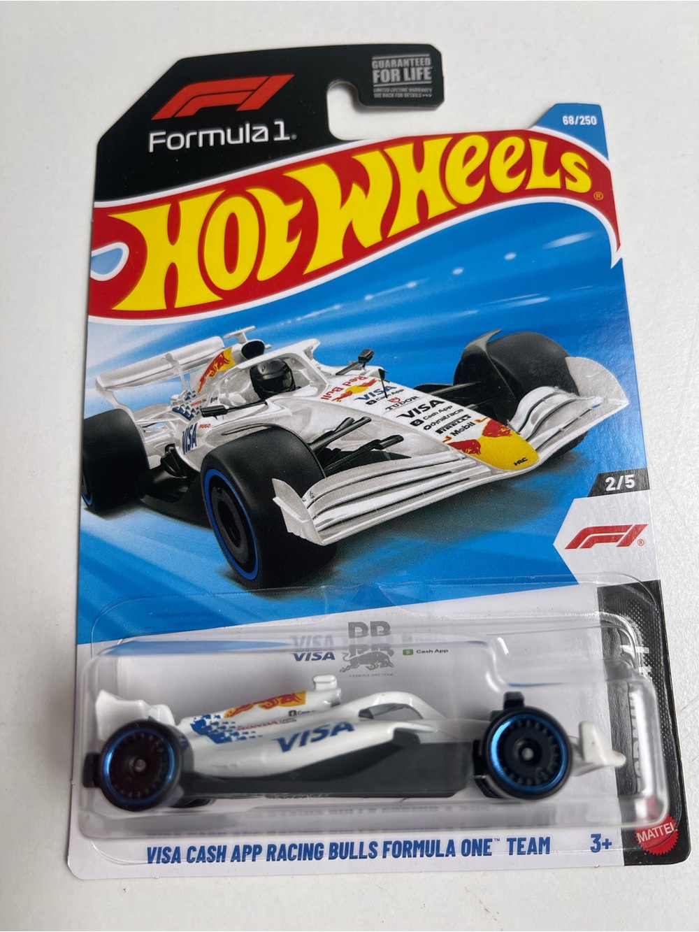 2026 Hot Wheels Formula 1 Visa Cash App Racing Bulls Die-Cast Car White